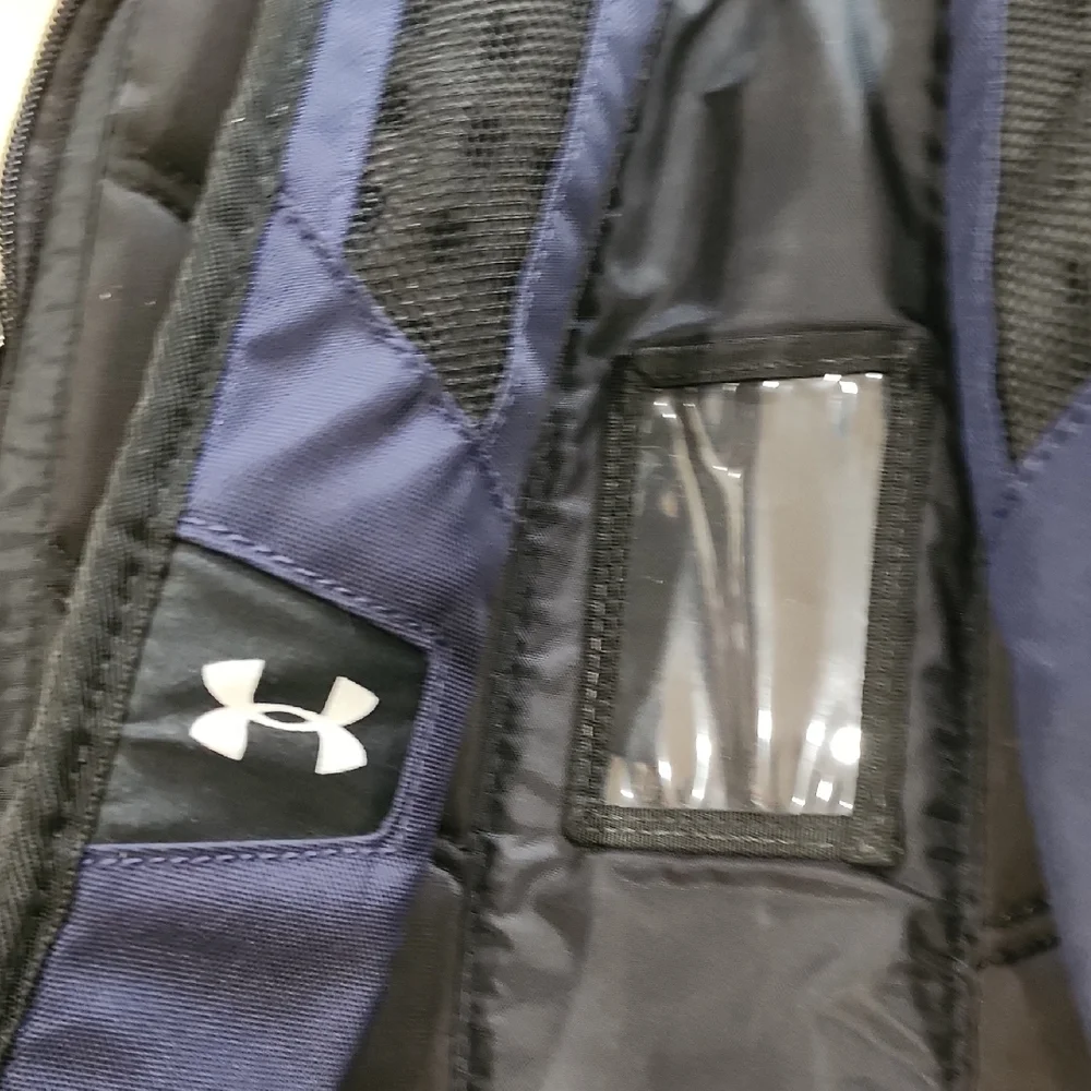 Under Armour Storm1 Navy and Neon Green/yellow Backpack